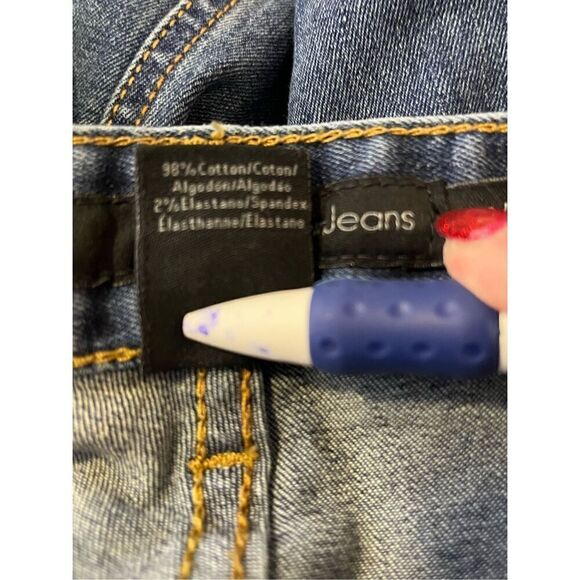 Vintage Calvin Klein Jeans Women’s 30/10 Blue Cowgirl Flap Pocket Jeans Bootcut - Picture 7 of 9